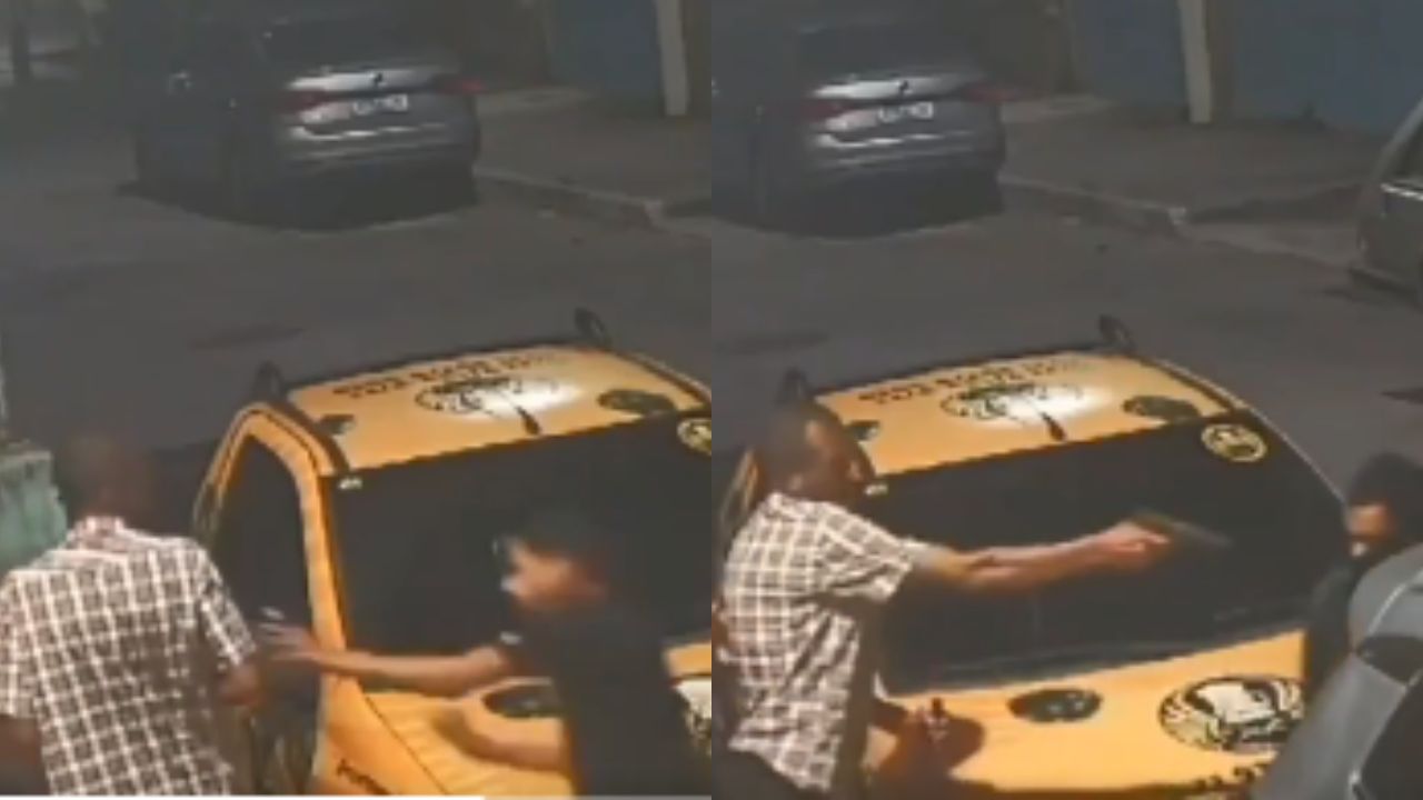 Graban momento en que hombre liquida a ladrones que le habían robado sus pertenencias
