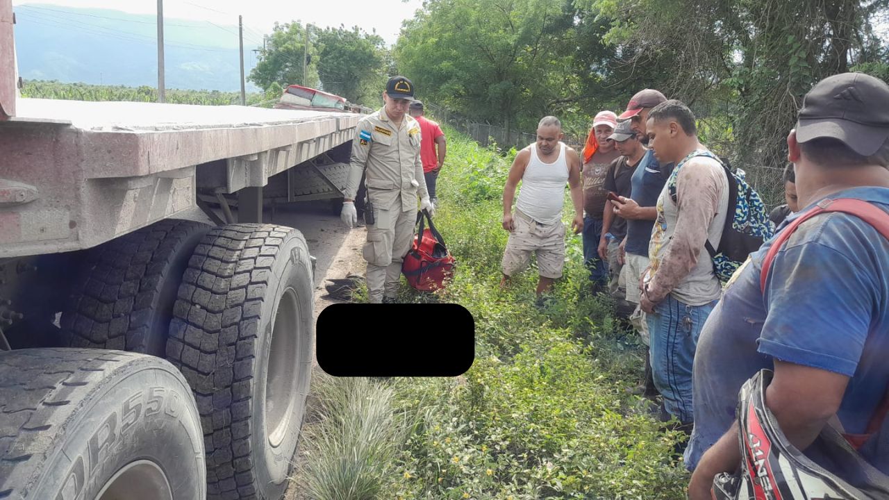 Hombre muere atropellado por una rastra en Sabá, Colón