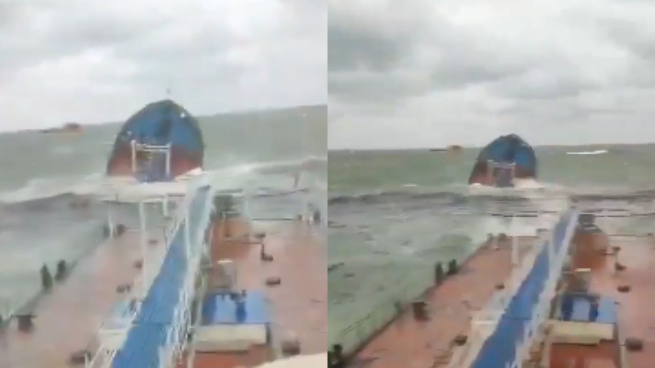 Vídeo: Así fue el hundimiento de un barco, ¿qué transportaba?