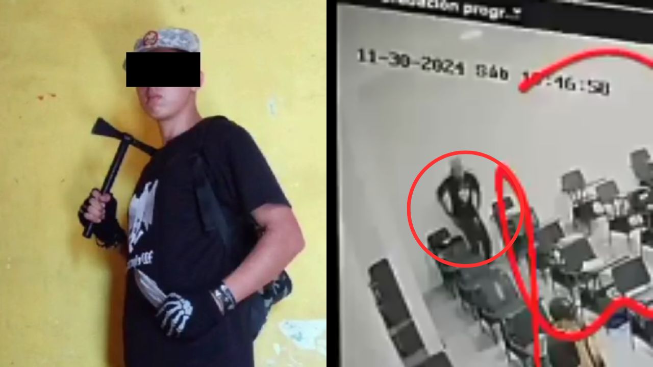 Vídeo: Así impiden masacre de estudiantes en escuela; los atacaban con martillo