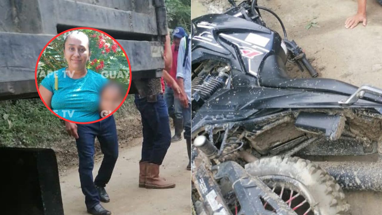 Identifican a madre que murió tras impactar contra camión cuando iba a cobrar bono en Olancho