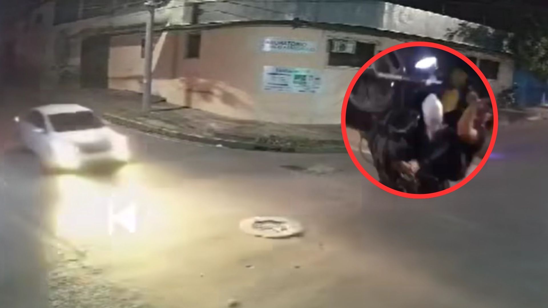 Sale a la luz video del momento en que motociclista muere en accidente vial