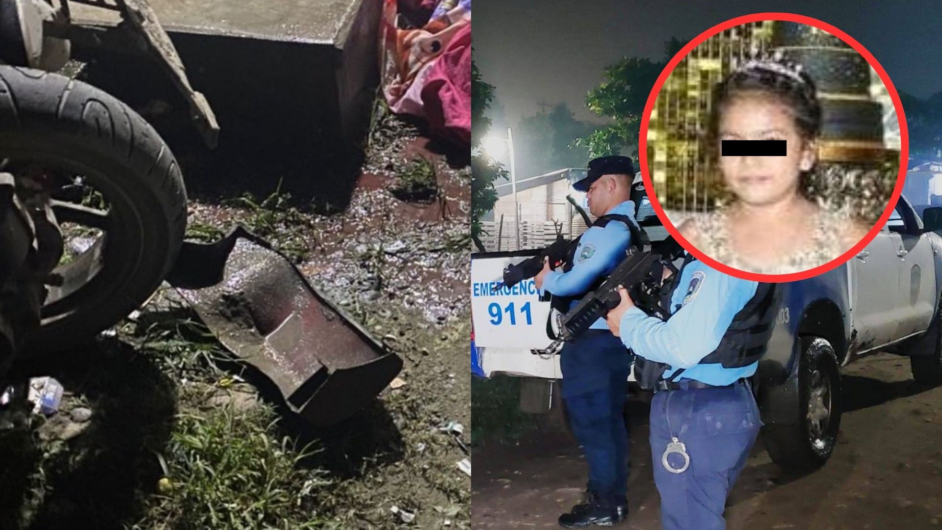 'Celebraba Navidad': niña de 8 años muere atropellada por una mototaxi en Chamelecón