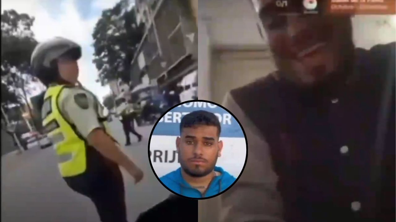 Motociclista se burla de operativo policial en vídeo y luego esto hicieron con él