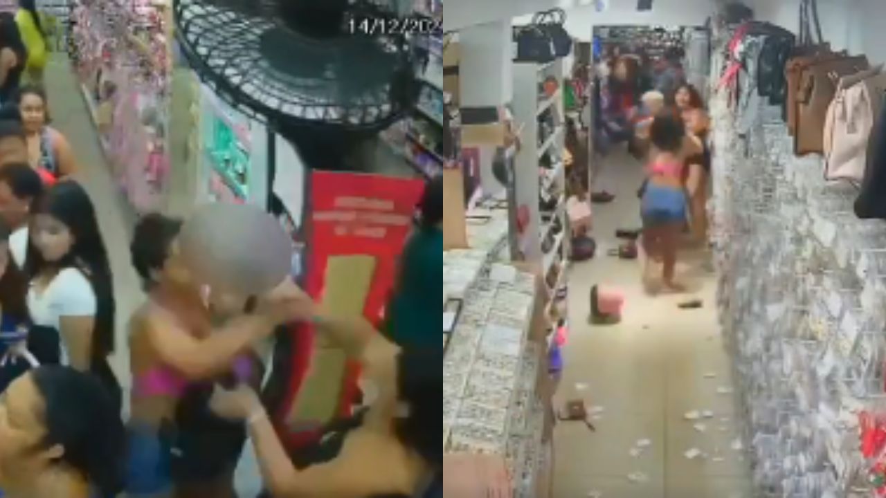 Vídeo: Mujer, con niño en brazos, quiso matar a pareja con un puñal, ¿lo logró?