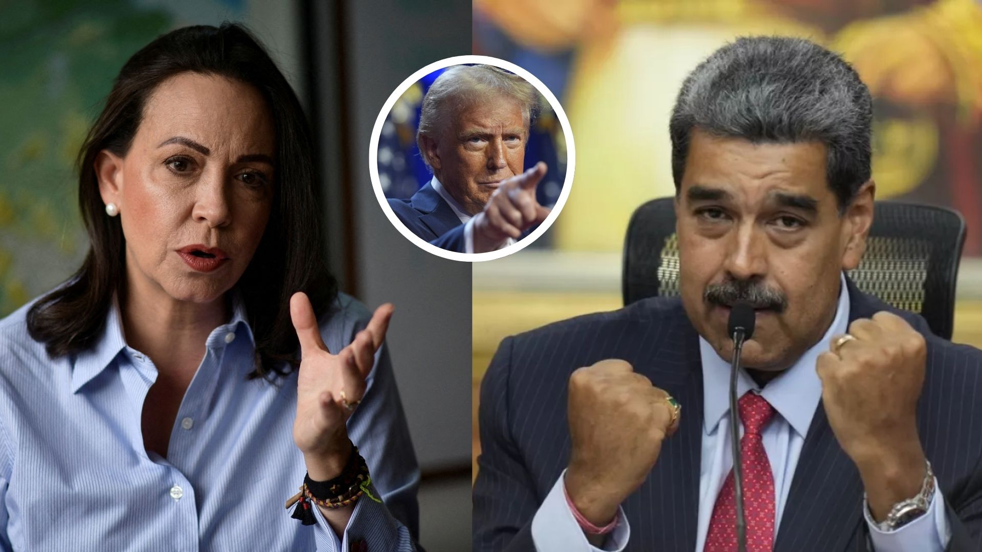 María Corina Machado no tiene 'ninguna duda' de que Nicolás Maduro le teme a Donald Trump