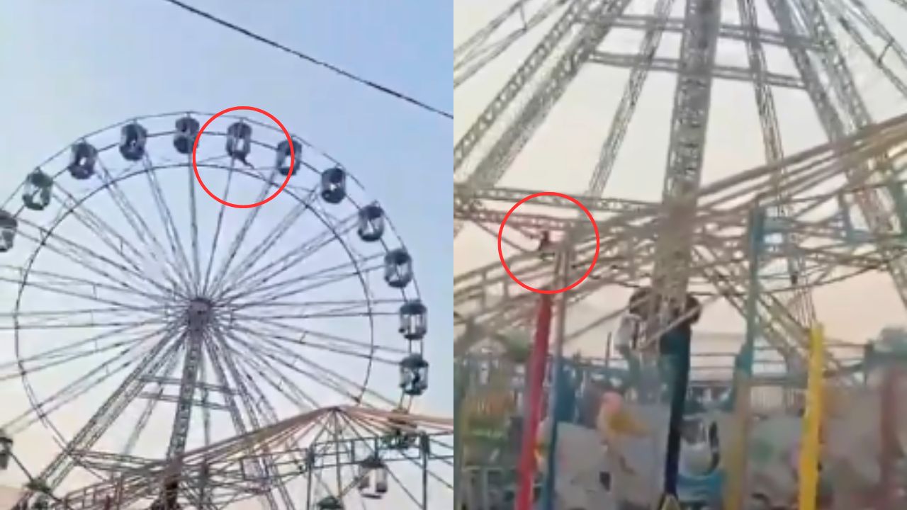 Graban cómo niña sobrevive tras colapso de juego mecánico