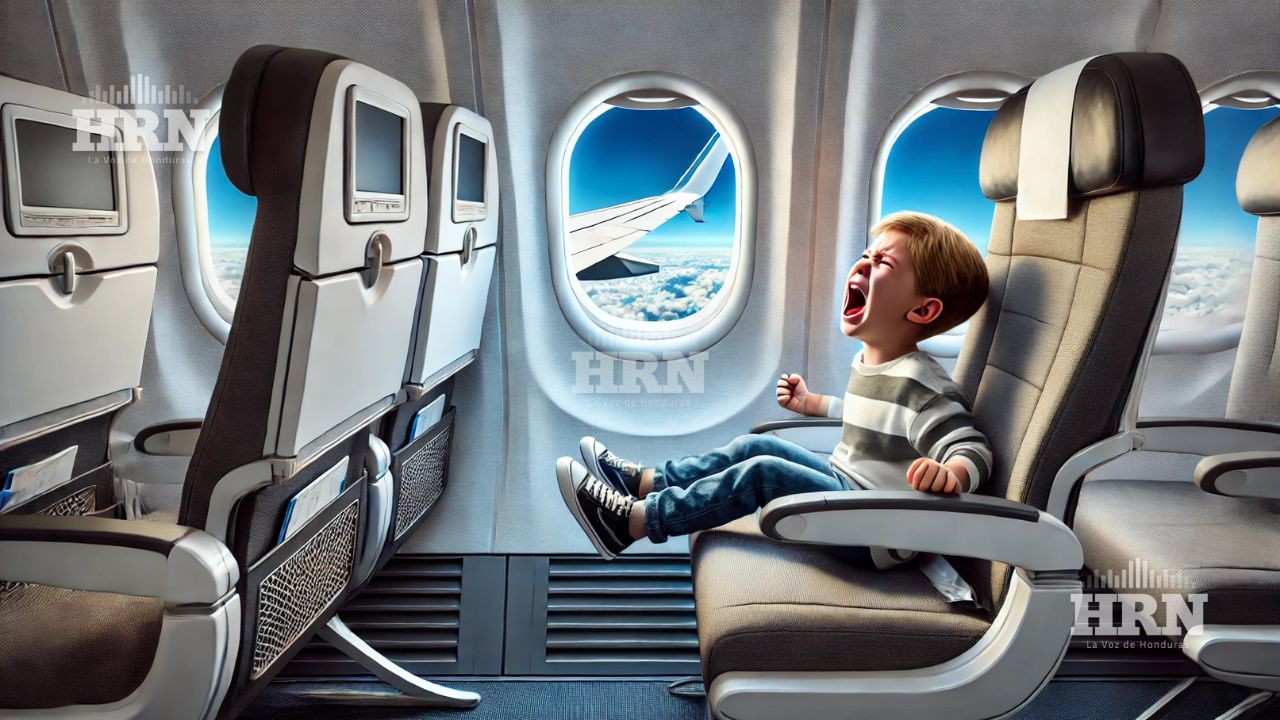 Vídeo: Niño hace 'berrinche' en avión por querer sentarse junto a la ventana