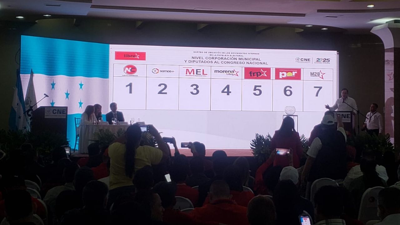 Así quedó orden de movimientos y presidenciables en papeletas de Libre para elecciones primarias 2025
