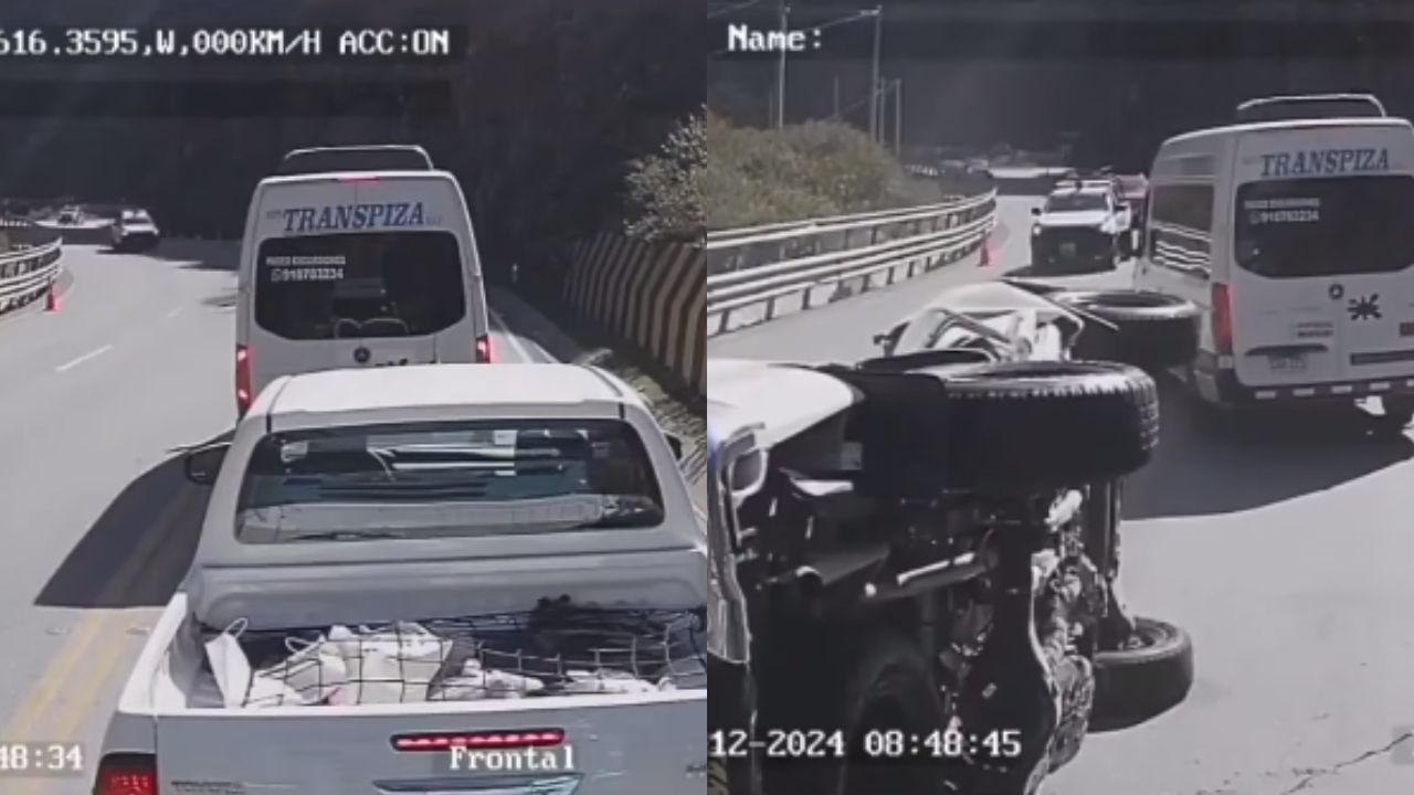 Así fue la mortal caída de una piedra sobre un carro en plena carretera, ¿dónde pasó?