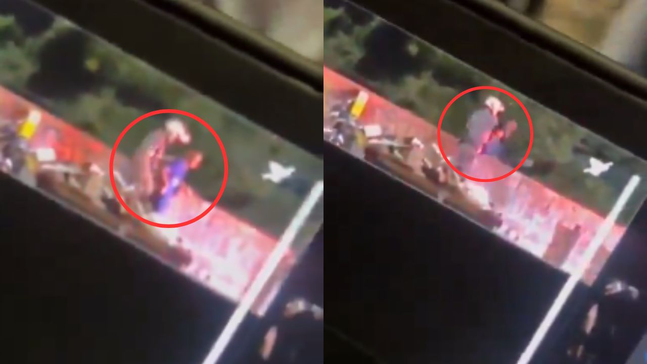 Imagen de Policía militar lanza desde un puente a sujeto que perseguía, ¿murió o sobrevivió?