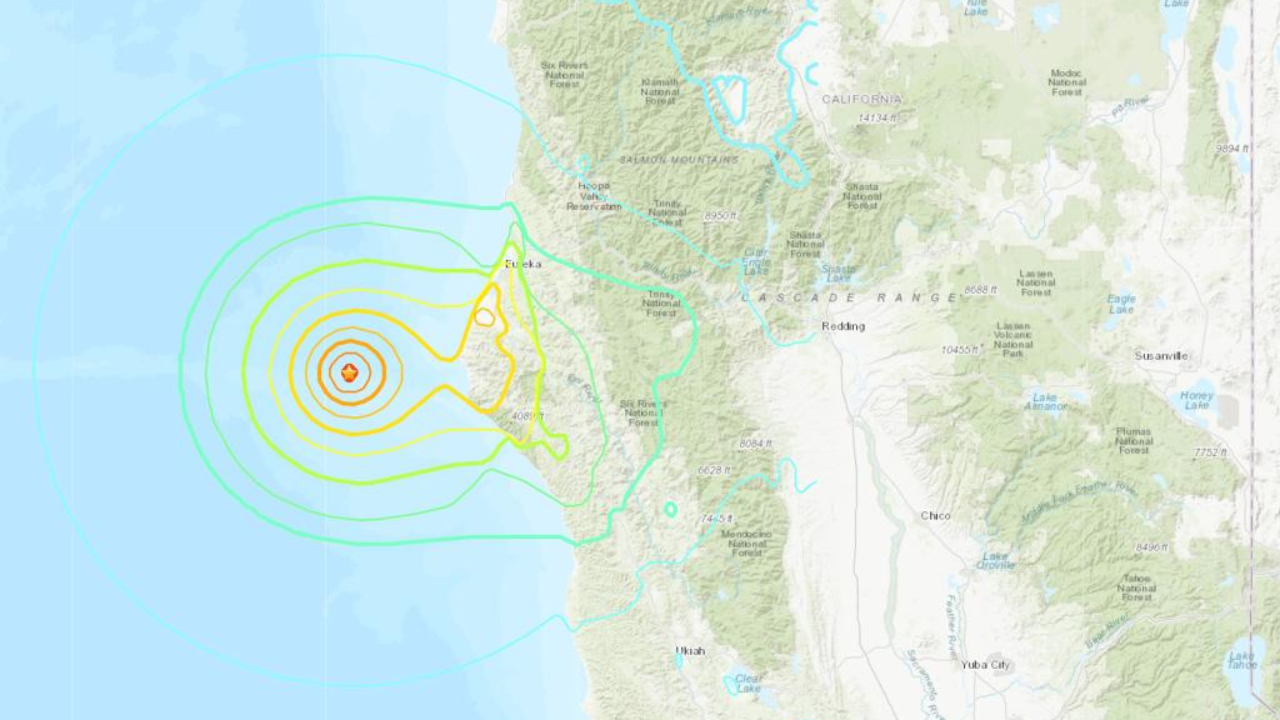 Terremoto de magnitud 7,0 golpea el norte de California: activan alerta de tsunami