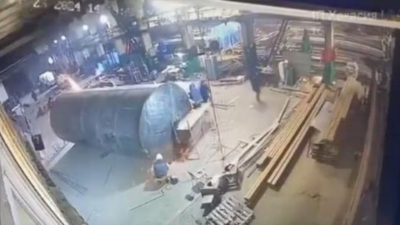 Así fue el momento en que cuatro trabajadores murieron tras explosión de un tanque