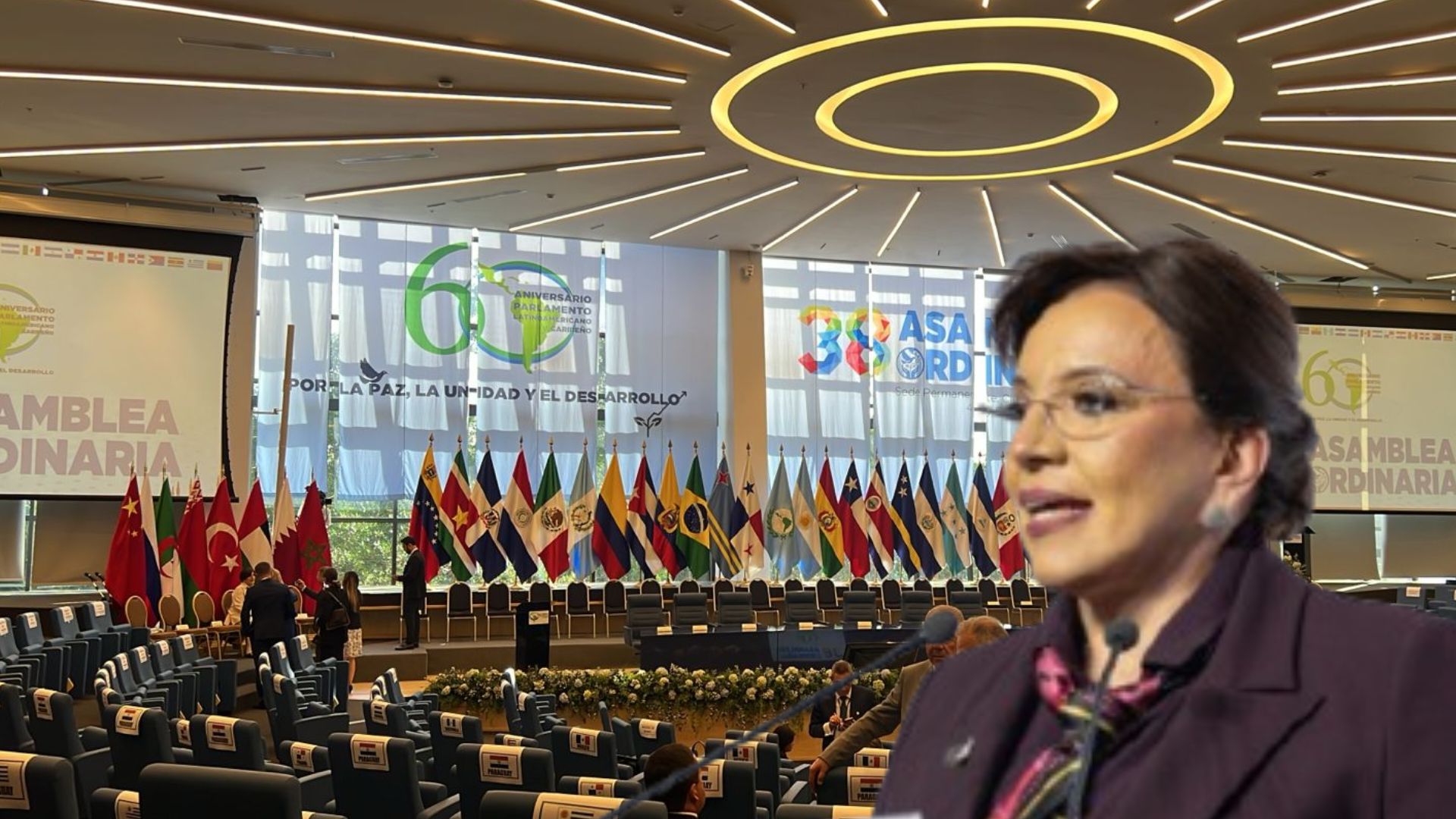 Xiomara Castro en el Parlatino: llama a la unidad latinoamericana para combatir las 'injusticias'