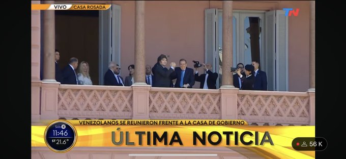 Opositor venezolano González Urrutia se reúne con Javier Milei en Buenos Aires