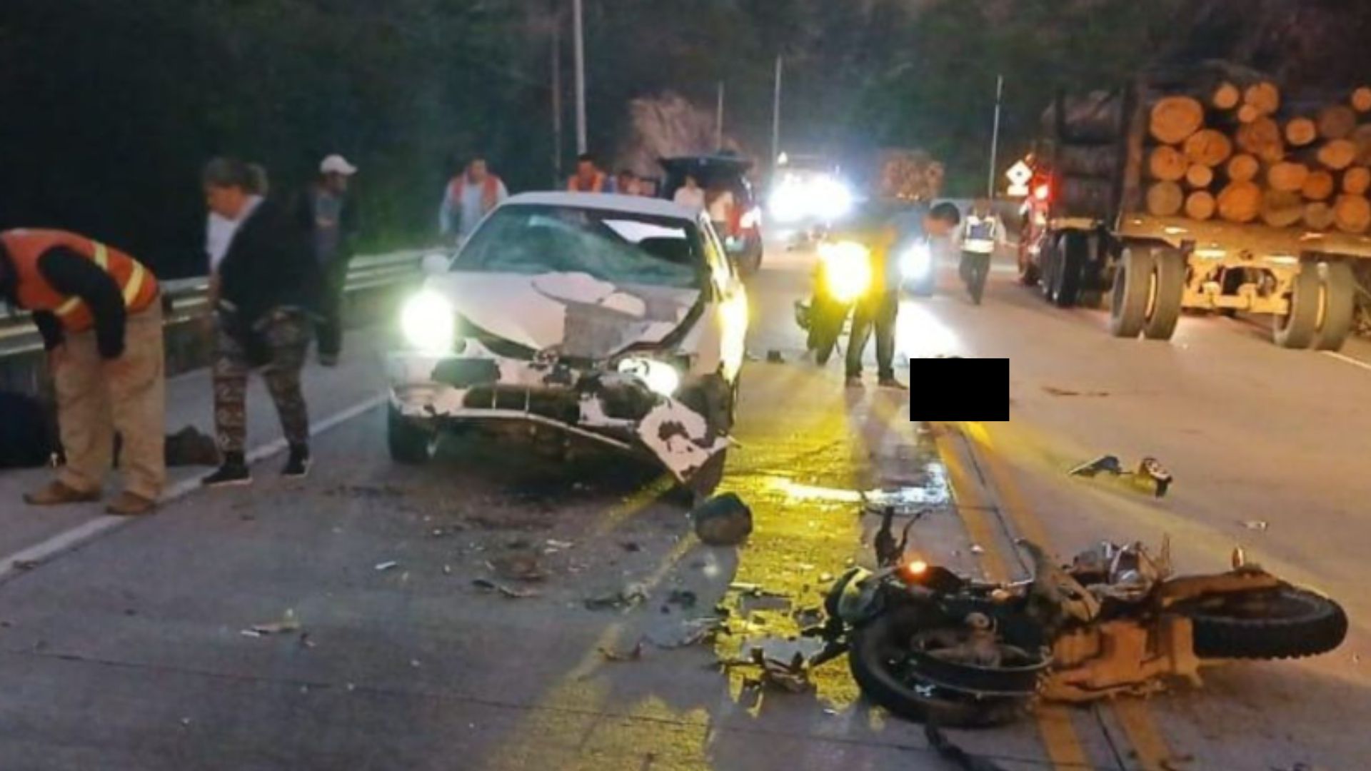 'Encontronazo': así fue accidente entre moto y taxi que dejó un muerto en Morocelí