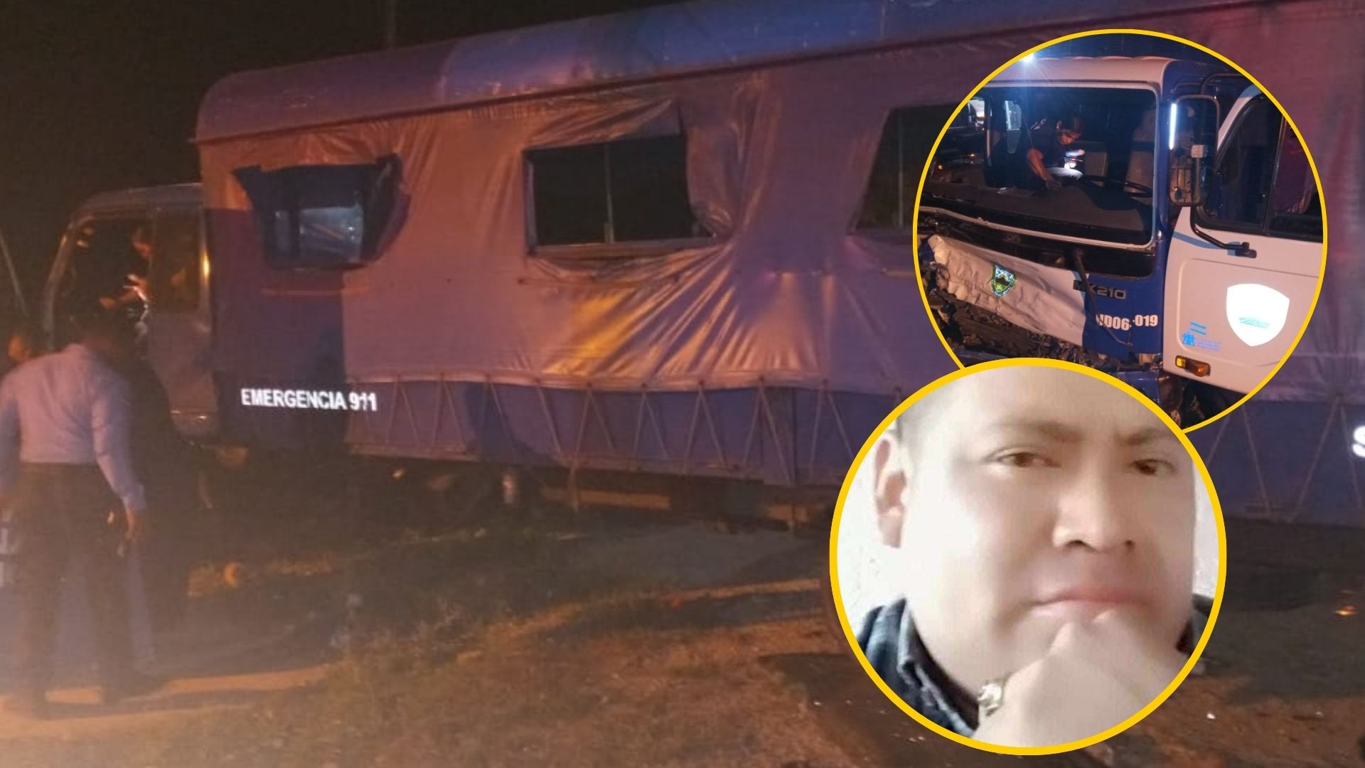 Policía muere y varias personas resultan heridas en accidente en La Paz