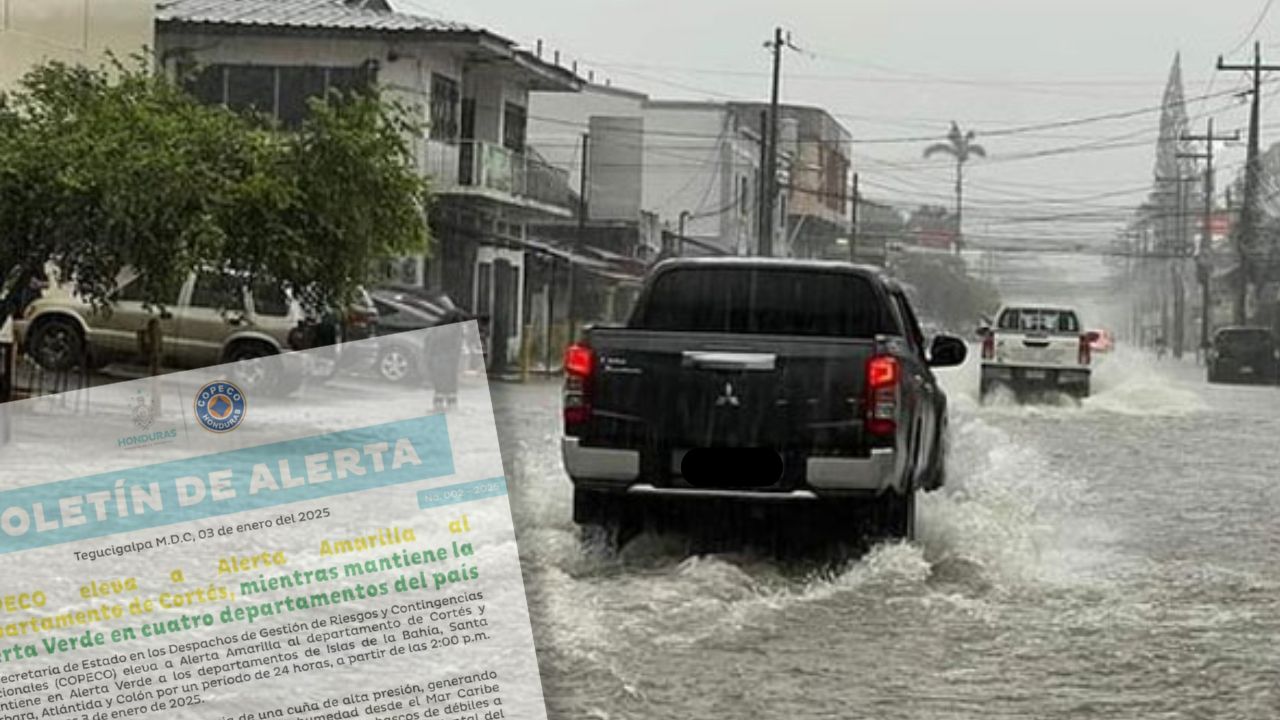Elevan a alerta amarilla un departamento por constantes lluvias
