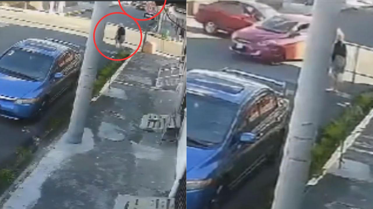 Vídeo: Anciana muere luego de que dos carros la embistieron tras accidente vial