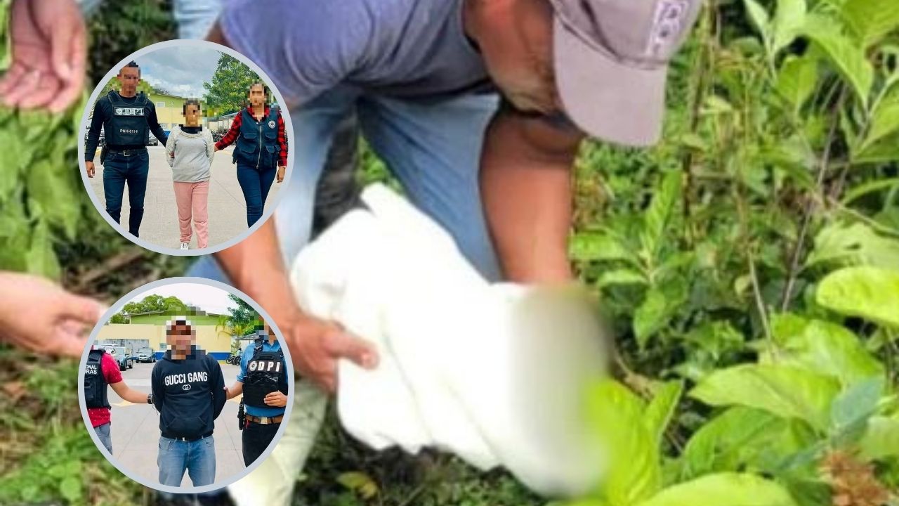 'El llanto alertó a vecinos': capturan a pareja por abandonar a su bebé recién nacido en Tatumbla