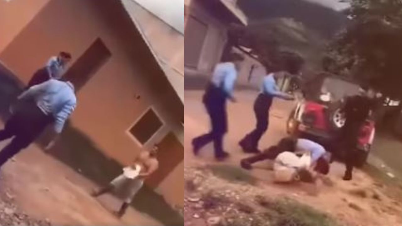 VIDEO: Graban captura de hombre tras golpear a estudiante en plena calle en Catacamas