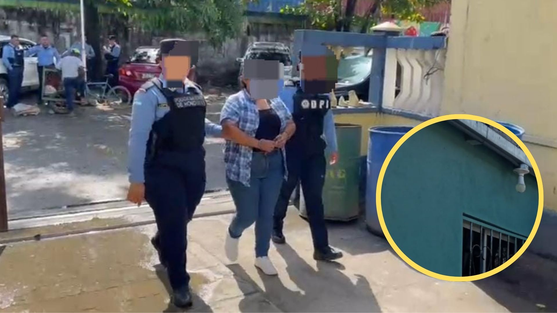 Cae niñera que fue captada por cámaras abusando de un menor en Puerto Cortés