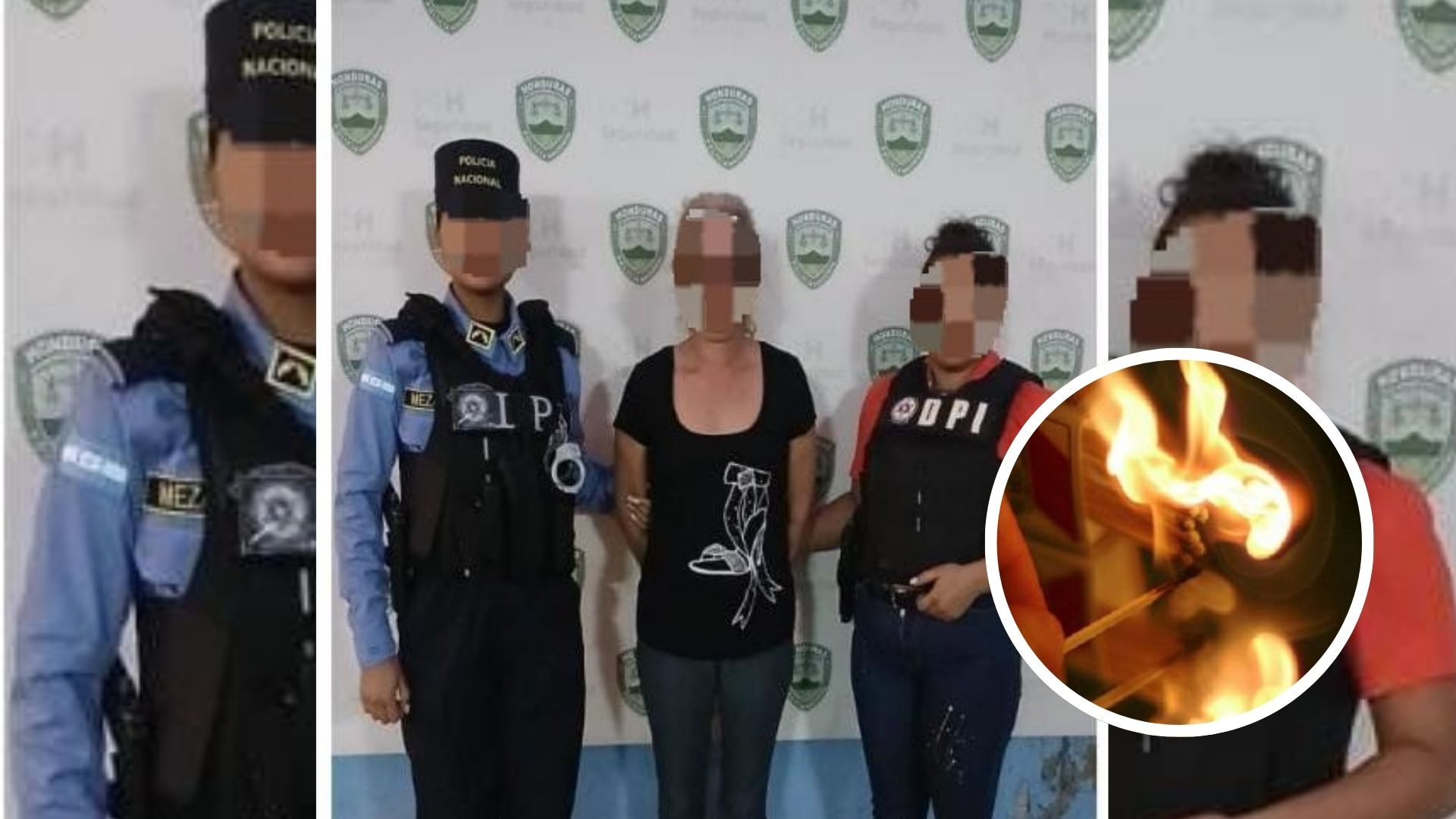 Capturan a mujer que le prendió fuego a su papá de 80 años en San Pedro Sula
