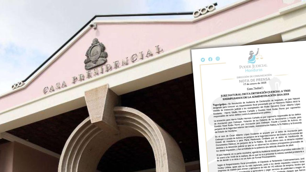 Dictan detención judicial para tres acusados por el caso 'Helios'