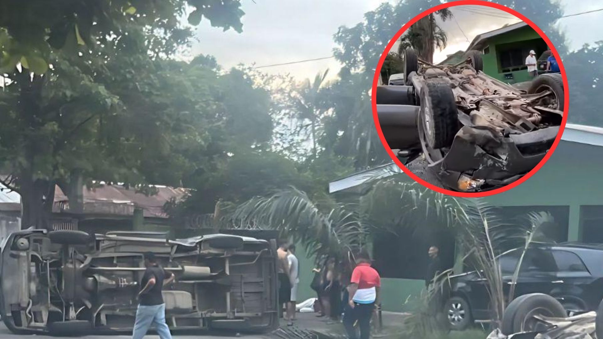 'El conductor no respetó un alto': así ocurrió accidente entre bus y carro en San Pedro Sula