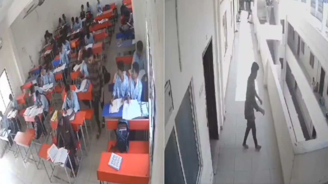 VIDEO: estudiante recibía clases, pero salió del aula para lanzarse desde el tercer piso del instituto