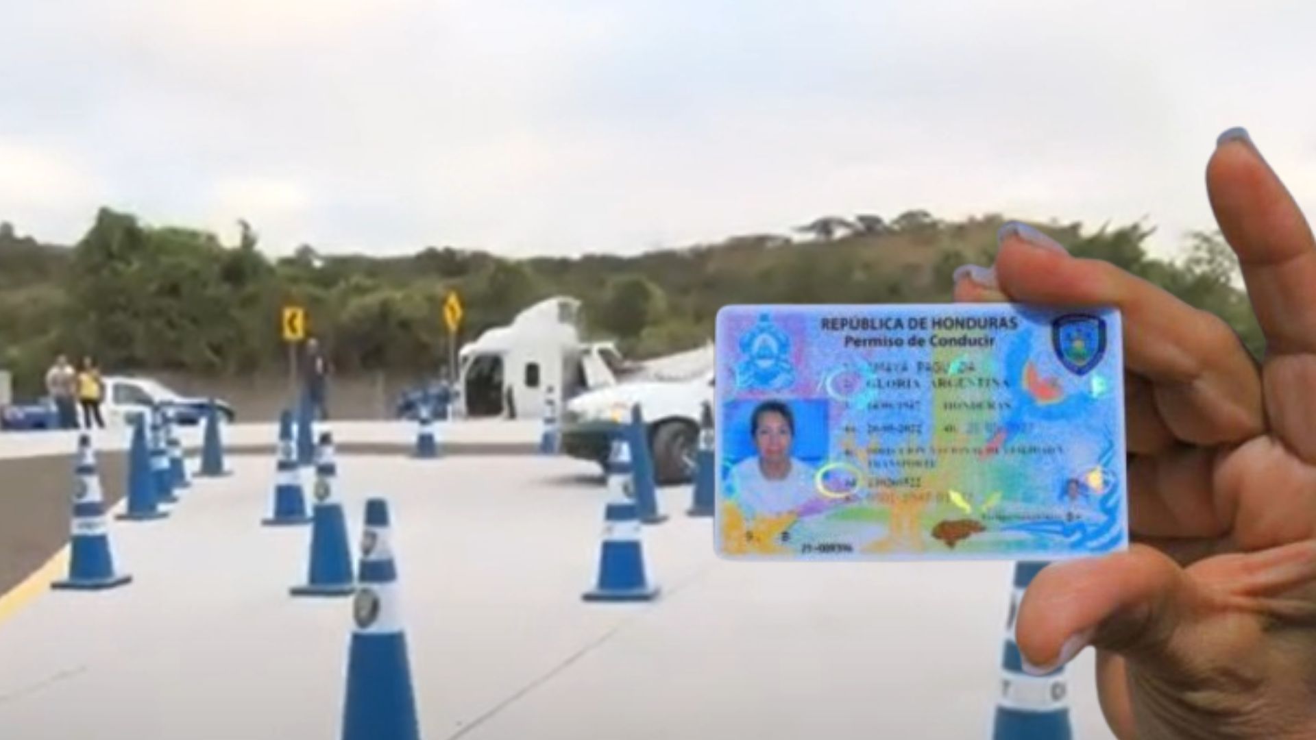 Esta es la nueva pista para el examen físico de la licencia de conducir en Tegucigalpa
