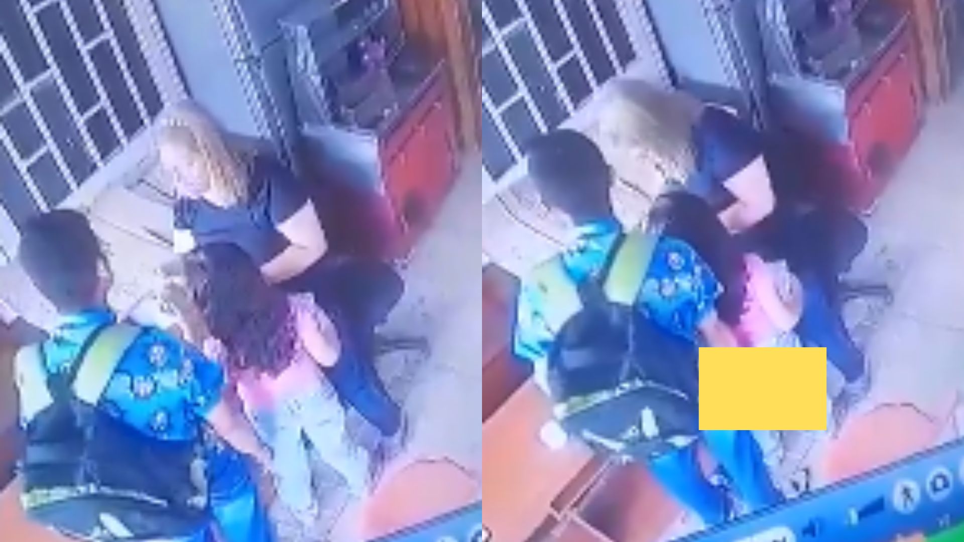 Captan a hombre tocando partes íntimas de una niña y vecinos lo golpean