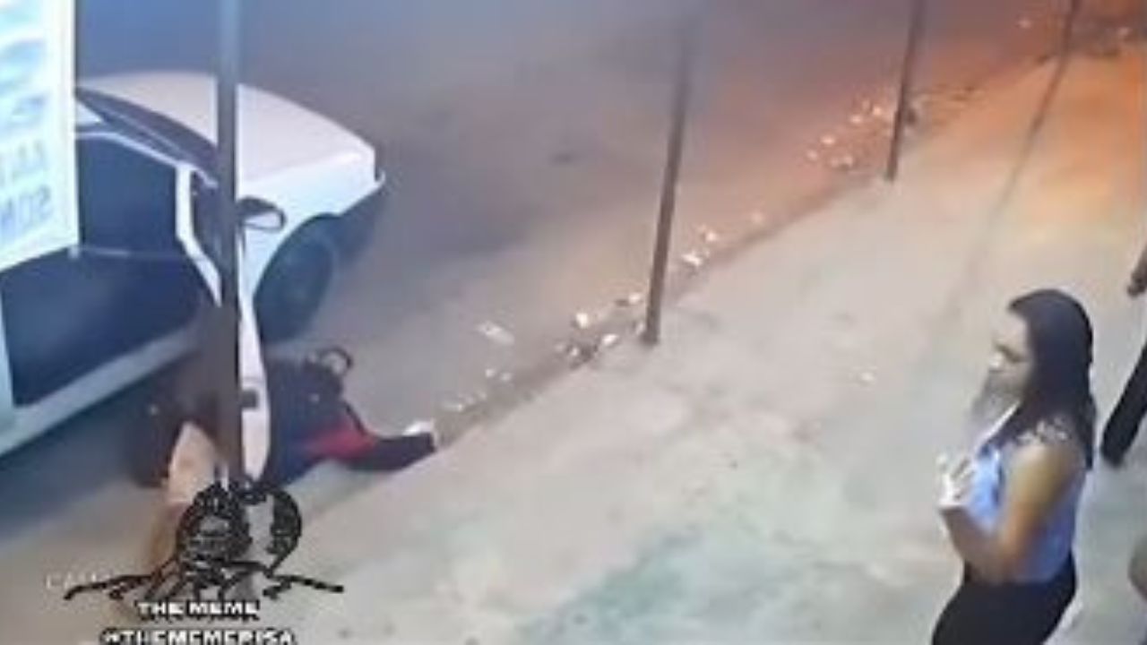 VIDEO: así fue como ladrón murió repentinamente durante asalto en estación de bus