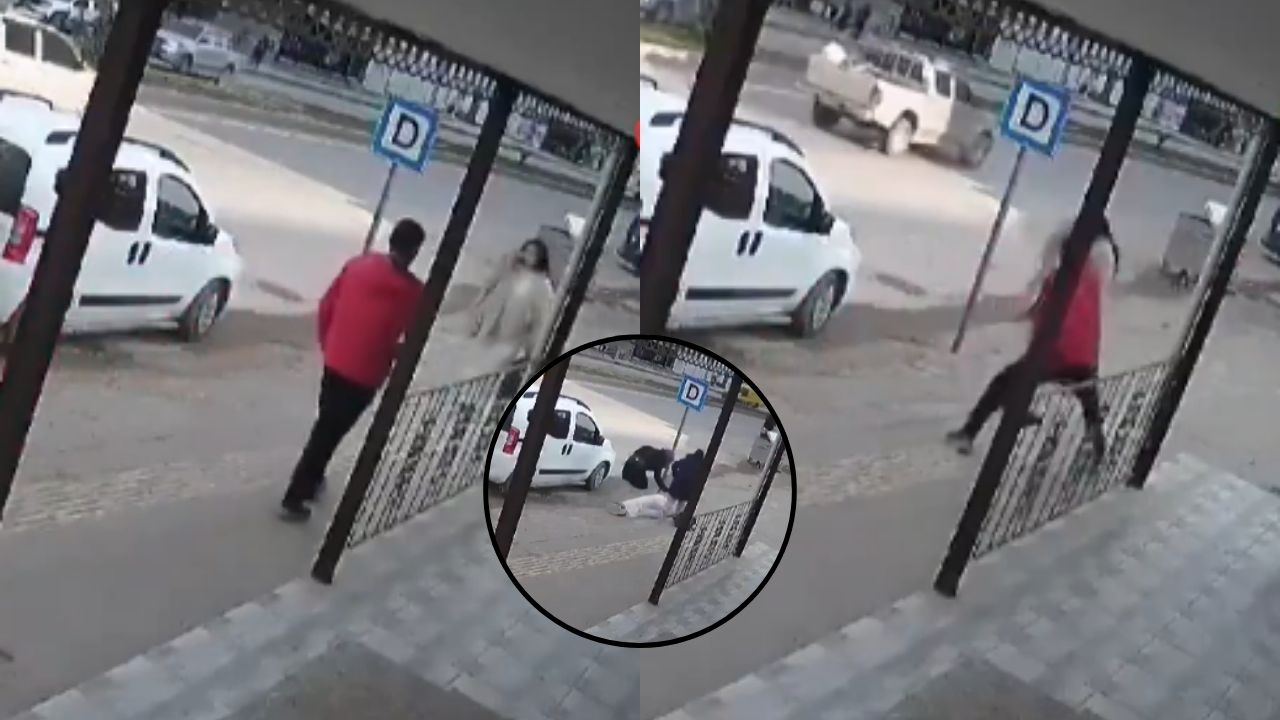Vídeo: hombre agrede a mujer en plena calle sin aparente motivo