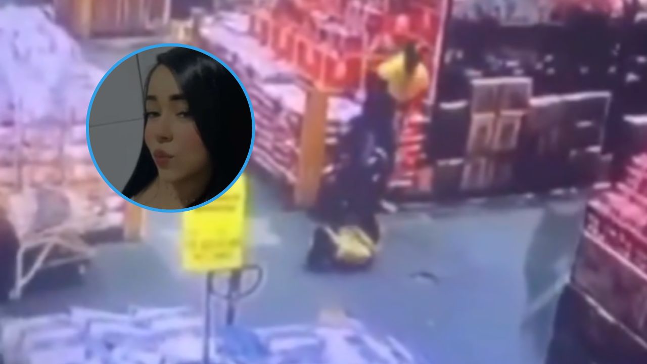 Video capta cuando hombre mata a su expareja que trabajaba en un supermercado
