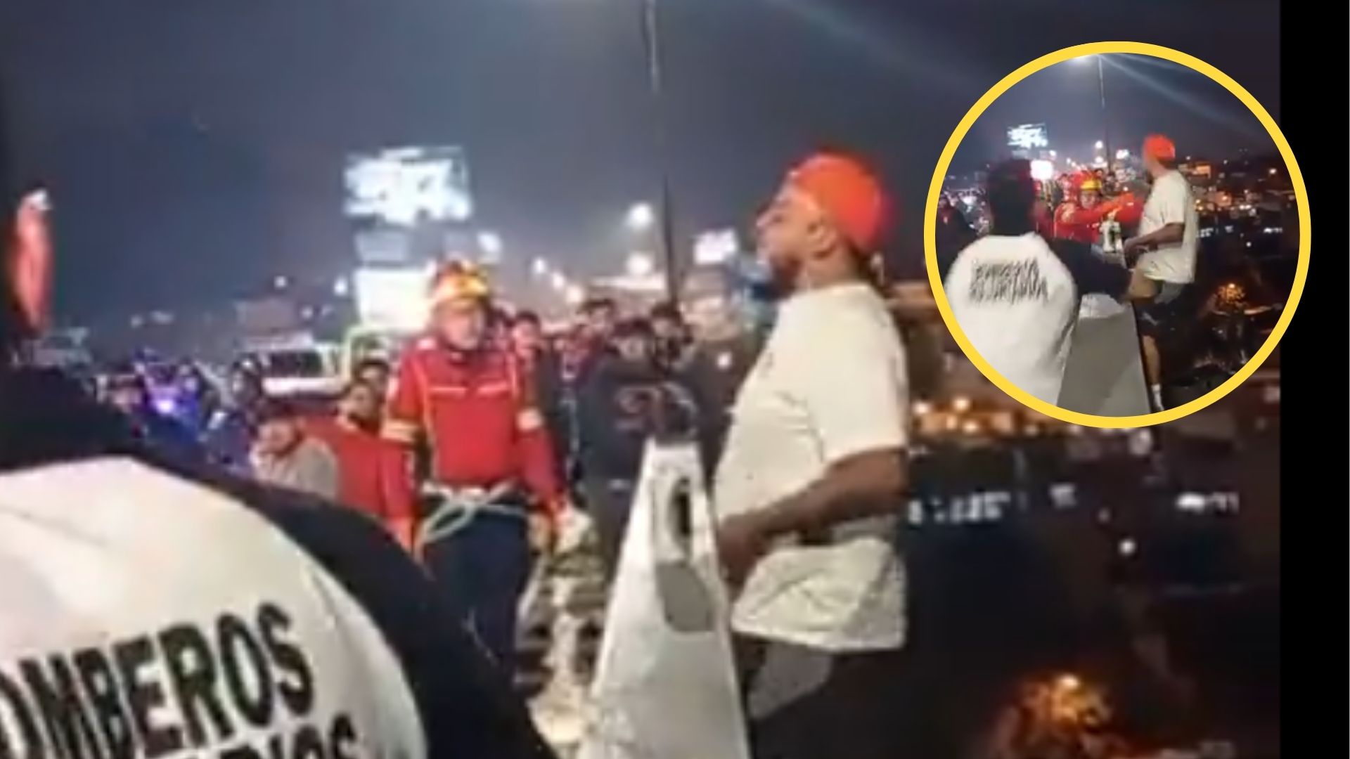 'Déjenme, ya no quiero': hombre decepcionado se lanza de un puente ¿Sobrevivió?