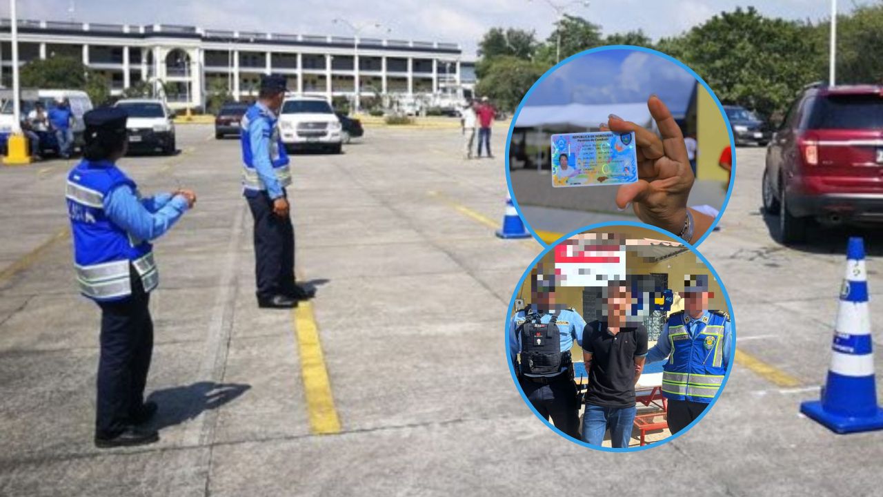 Hondureño pretendía tramitar su licencia de conducir, pero terminó siendo capturado por la Policía