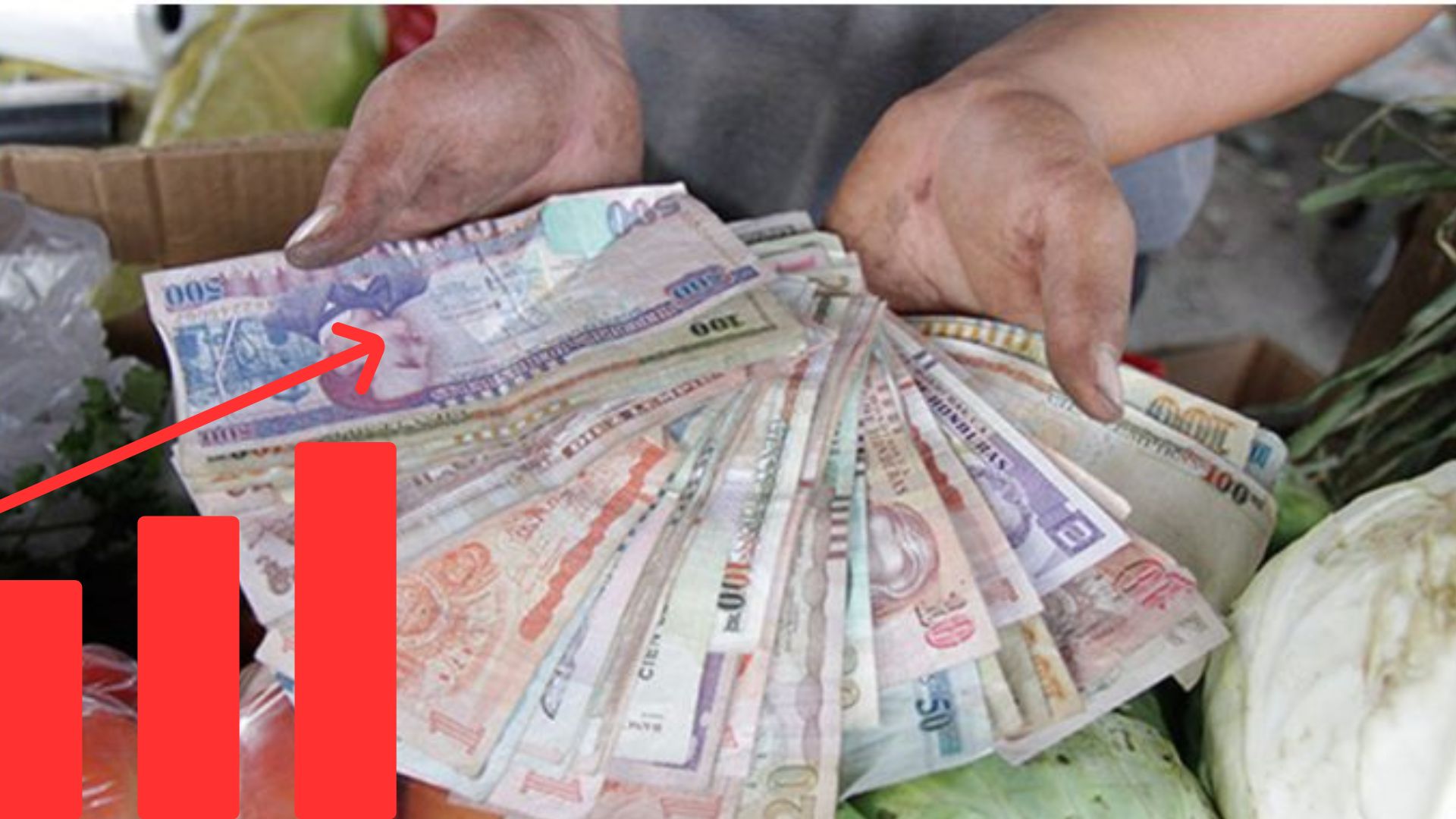 La inflación en Honduras en diciembre fue de 0.45 %, mientras que la interanual de 3.88 %