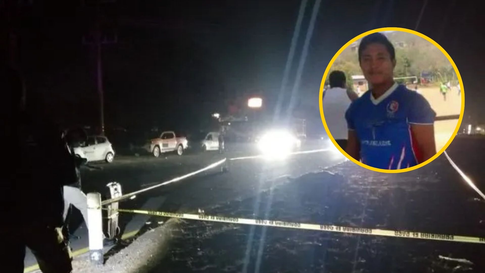 'Te me fuiste, chino': futbolista muere arrollado por camión en La Paz