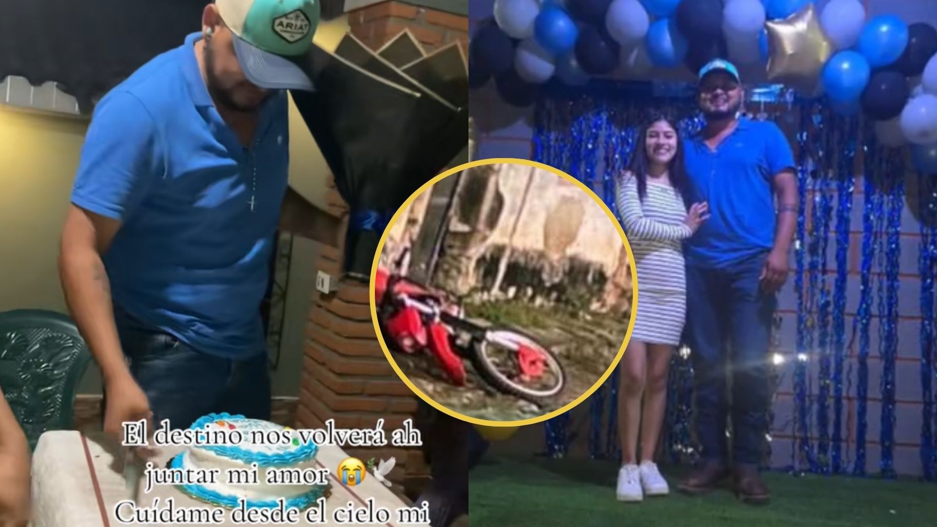'Cuídame desde el cielo': conmovedor video de novia a joven que murió en accidente en Copán