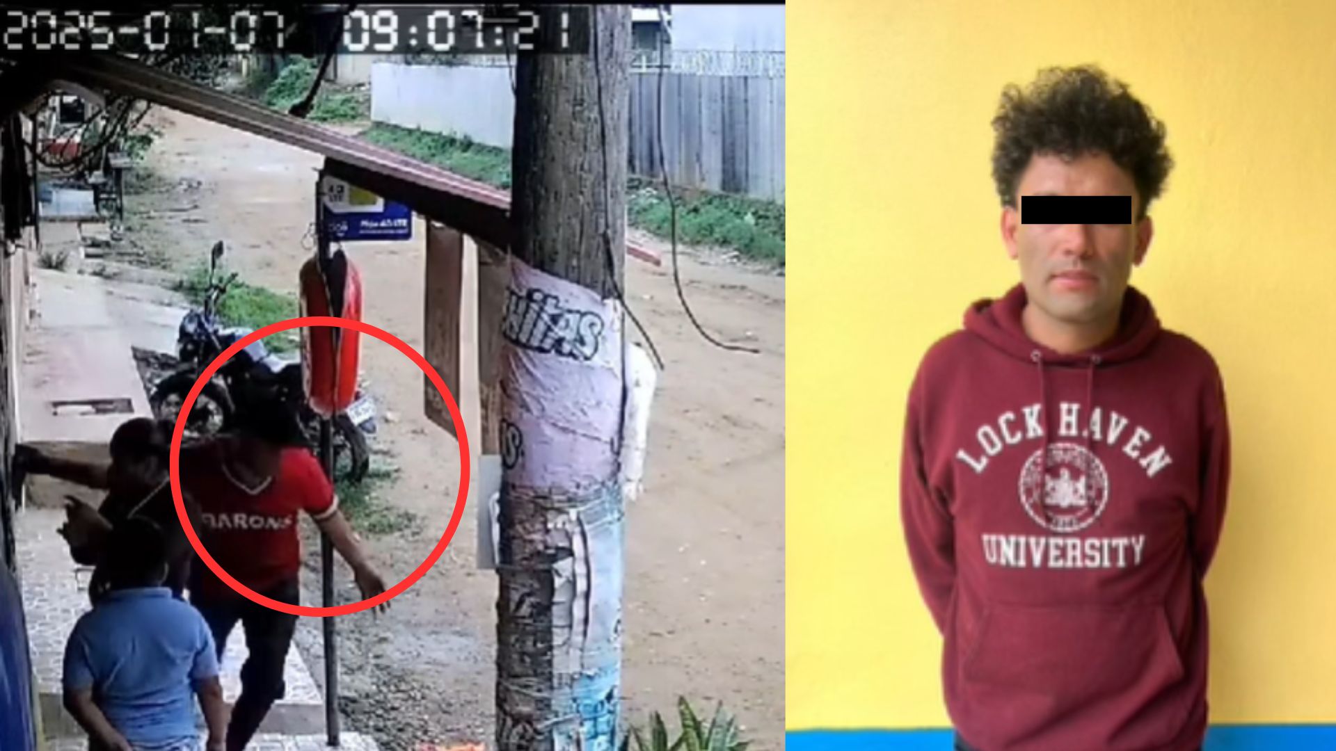 VIDEO: Así operaba joven capturado por asaltos en El Paraíso