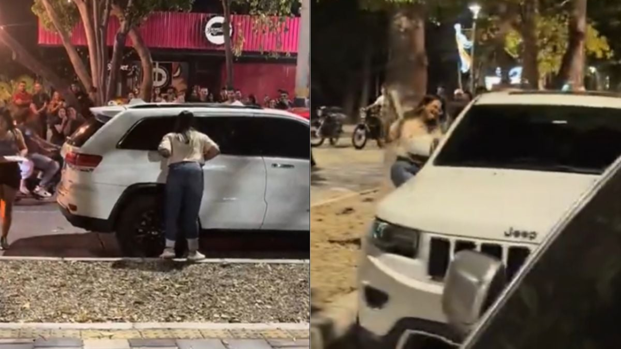 Video: mujer sorprende a su pareja con su amante y esta fue su reacción