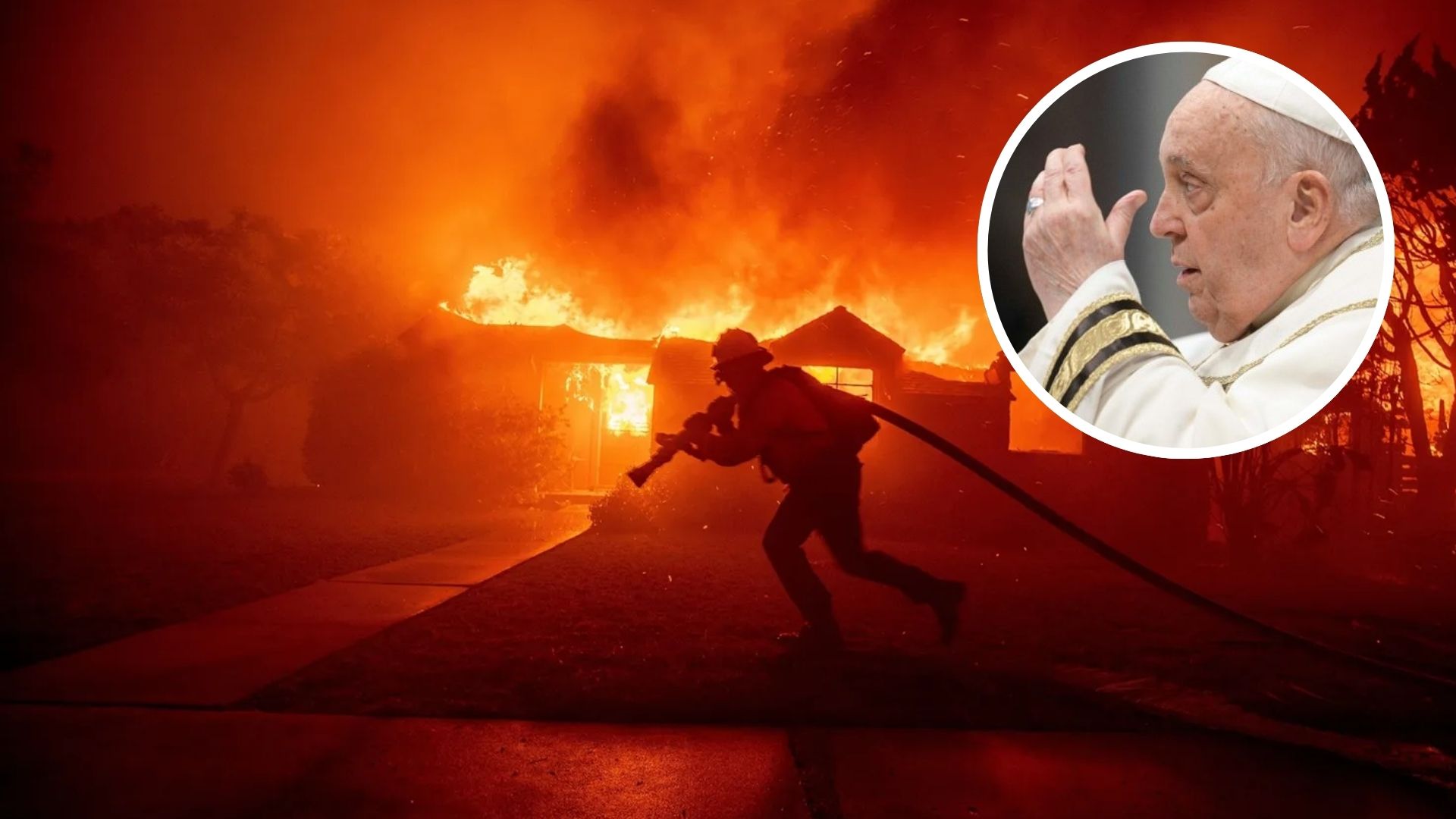 El Papa envía su apoyo y oraciones a los habitantes de Los Ángeles