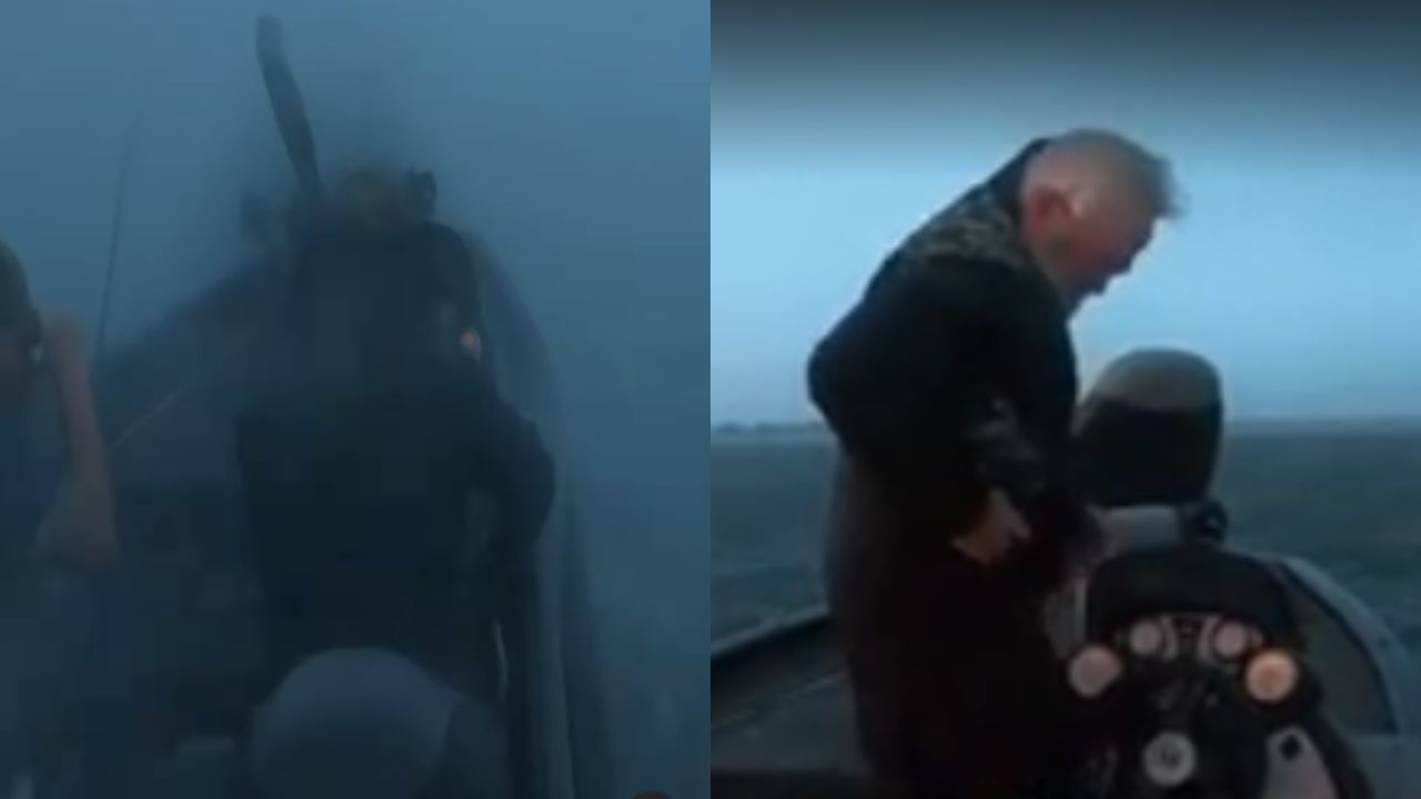 Vídeo: Pescadores y su perro sobreviven a un potente tornado en EE. UU.