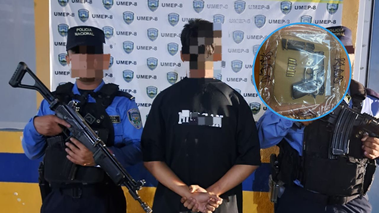 Capturan a "Peso Pluma": la policía lo acusa de planear atentado a transportista en San Pedro Sula