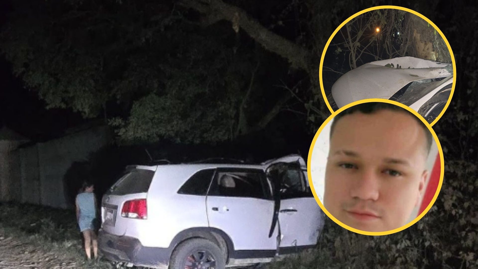 '¡Mi hijo, no puede ser!': Policía hondureño muere en aparatoso accidente vial