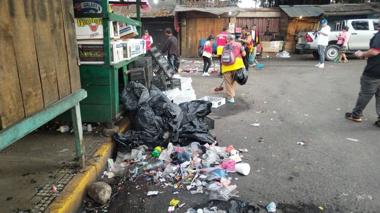 Más de 900 toneladas de basura se recolectaron a diario en la capital en diciembre de 2024