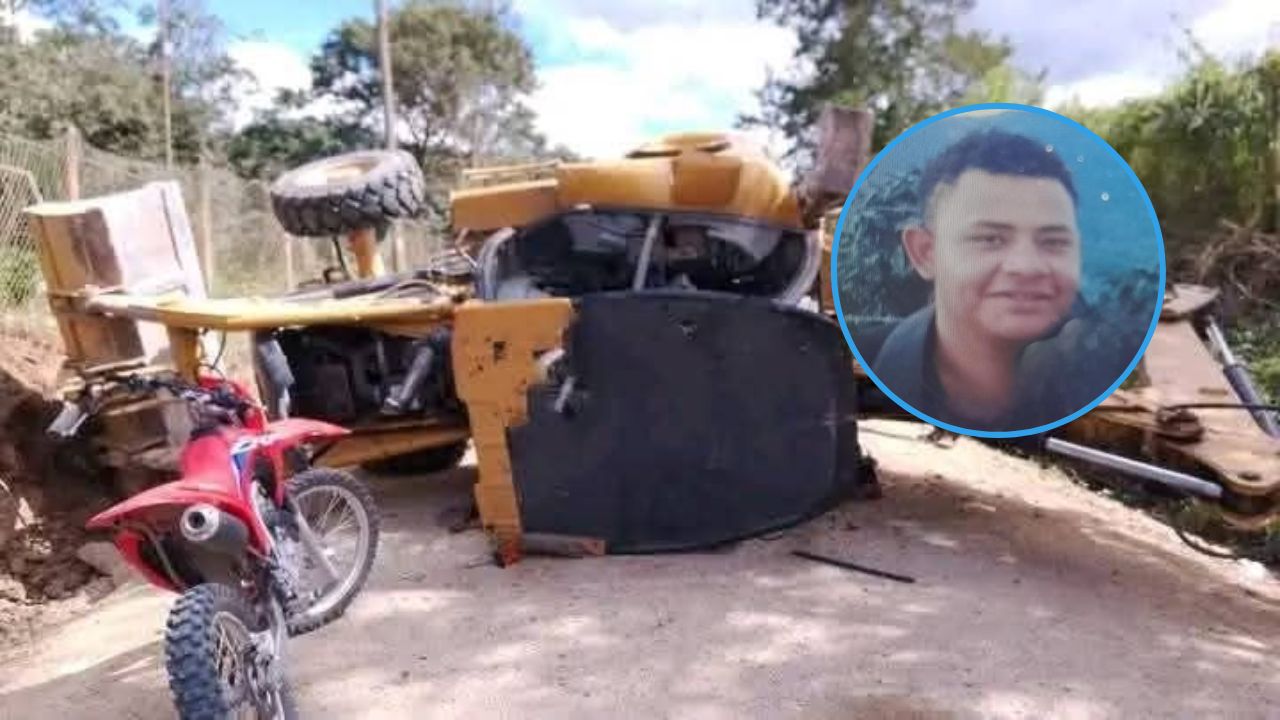 Así fue como trabajador murió tras caerle retroexcavadora en Ocotepeque
