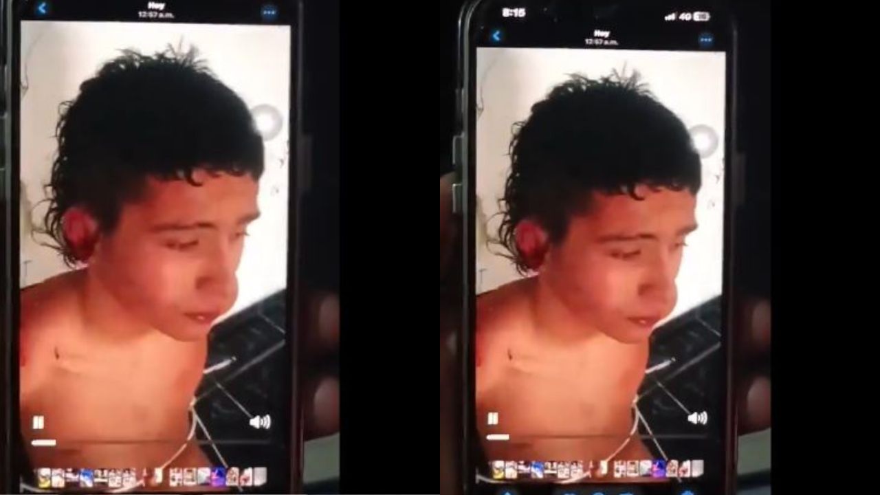 Graban a sujeto desnudo y amarrado de pies y manos instantes antes su muerte