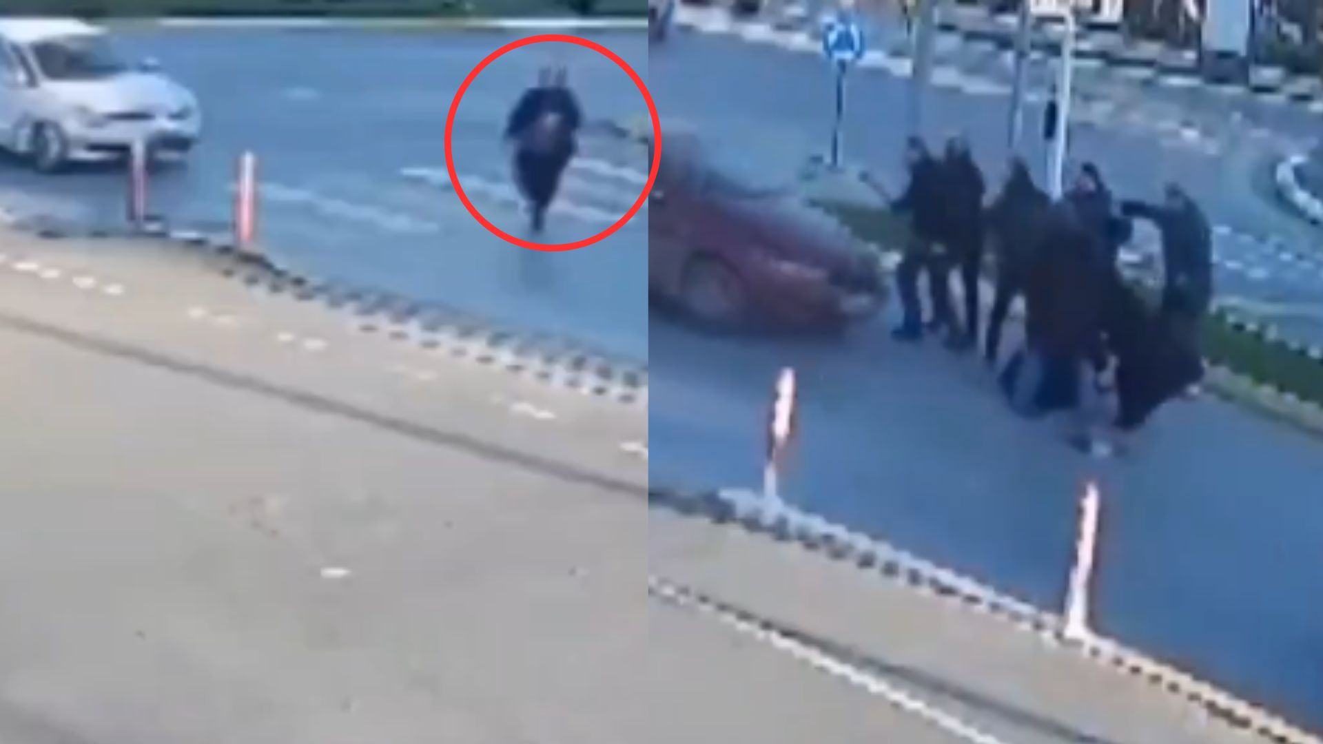 VIDEO: Mujer es embestida por vehículo en paso peatonal y atropellada nuevamente cuando esperaba ambulancia